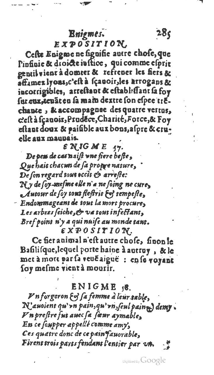 1611 - Jean Osmont - Trésor des récréations - BSB Munich