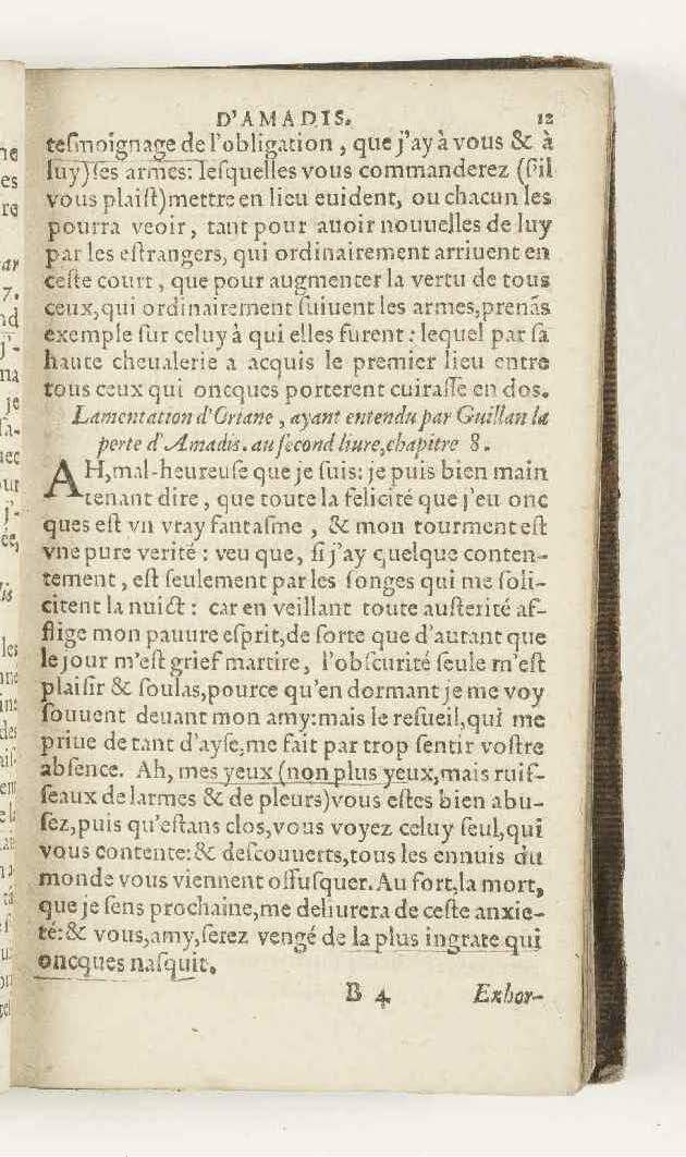 1563 - Jean van Waesberghe - Trésor des Amadis - Anvers Musée Plantin-Moretus
