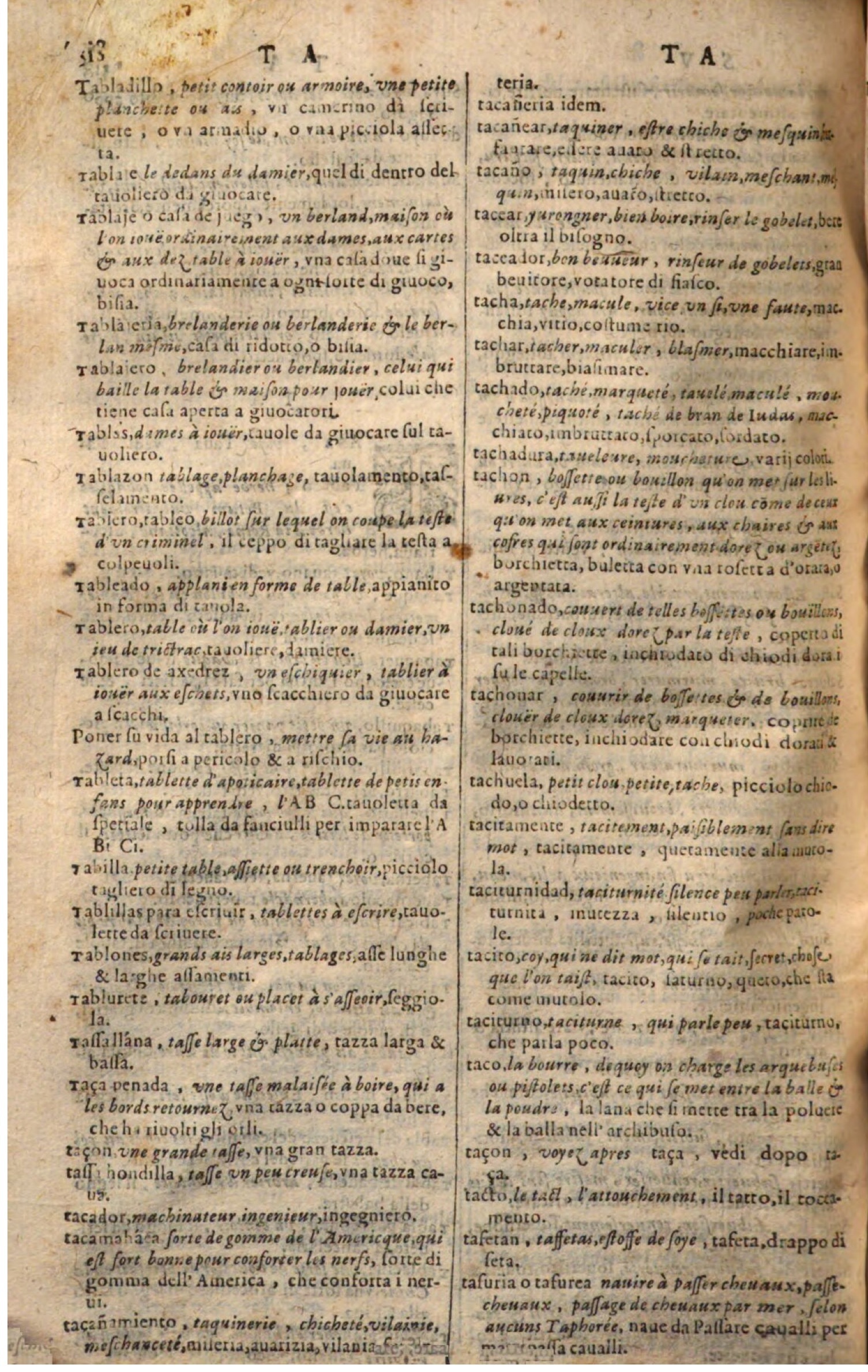 1644 - Jacques Crespin - Trésor des trois langues - Passau 1644 - Jacques Crespin - Trésor des trois langues - Passau