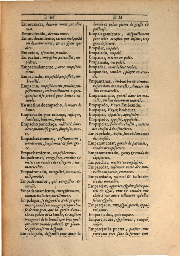 1607 - Marc Orry - Trésor des deux langues espagnole et française (Première et Seconde parties) - ÖNB Wien