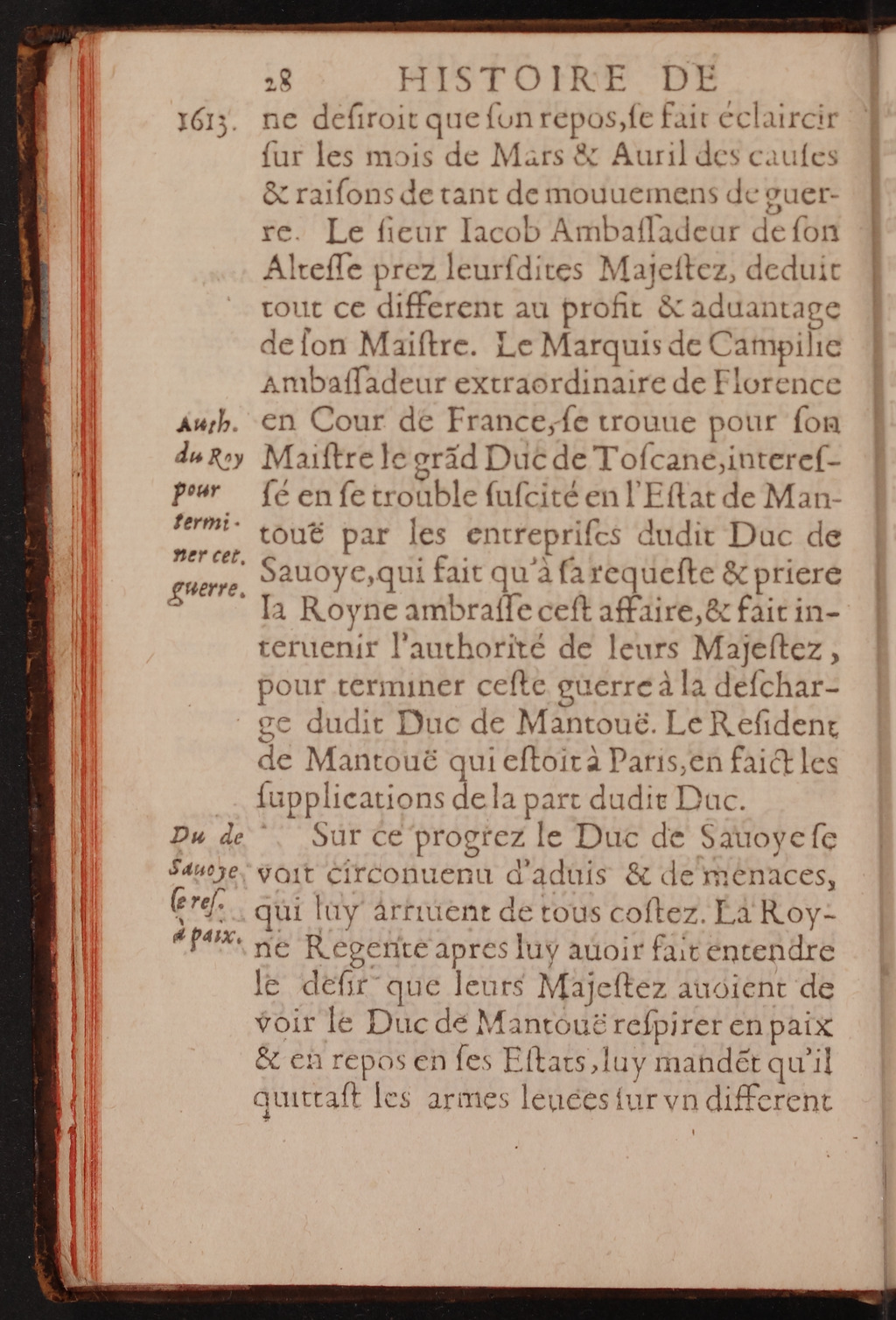 1624 - Joseph Bouillerot - Trésor de l’histoire générale de notre temps - BnF Arsenal 1624 - Joseph Bouillerot - Trésor de l’histoire générale de notre temps - BnF Arsenal