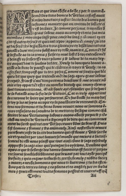 1503 - Michel le Noir - Trésor de la cité des dames - BnF