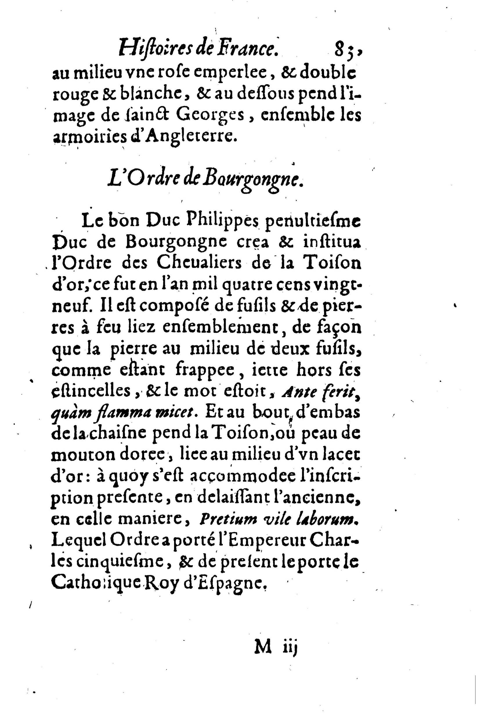 1630 - Jean Corrozet - Trésor des histoires de France - BM Lyon 1630 - Jean Corrozet - Trésor des histoires de France - BM Lyon