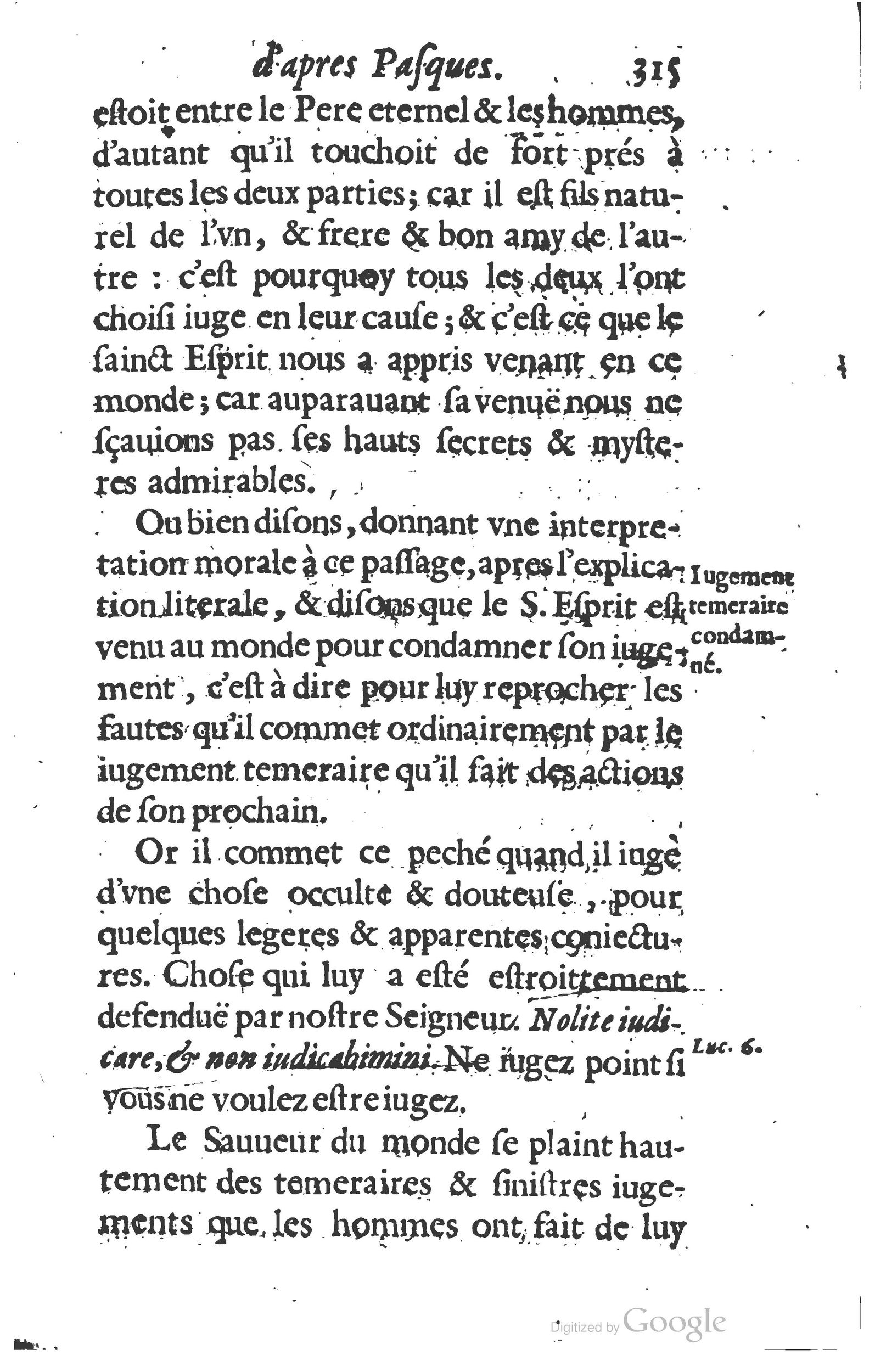 1629 - Manassés de Préaulx - Sermons ou Trésors de la piété chrétienne - BM Lyon