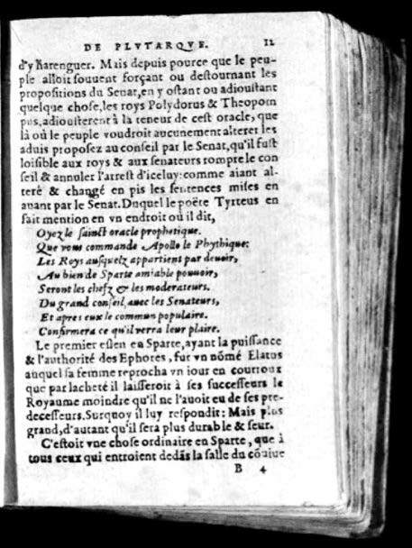 1574 - Benoît Rigaud - Trésor des vies de Plutarque - Avignon