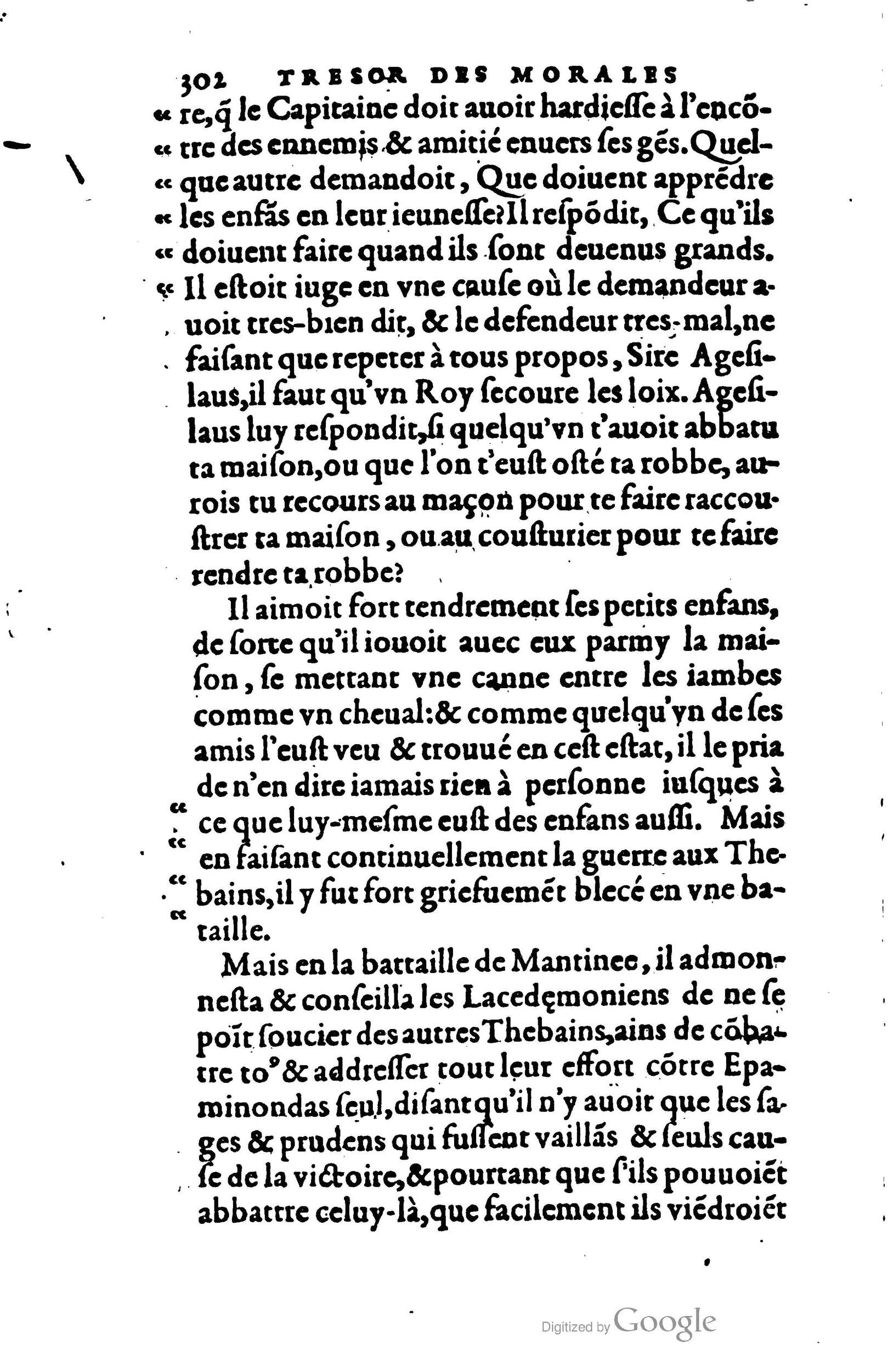 1578 - Jean Poupy - Trésor des morales de Plutarque - BSB Munich