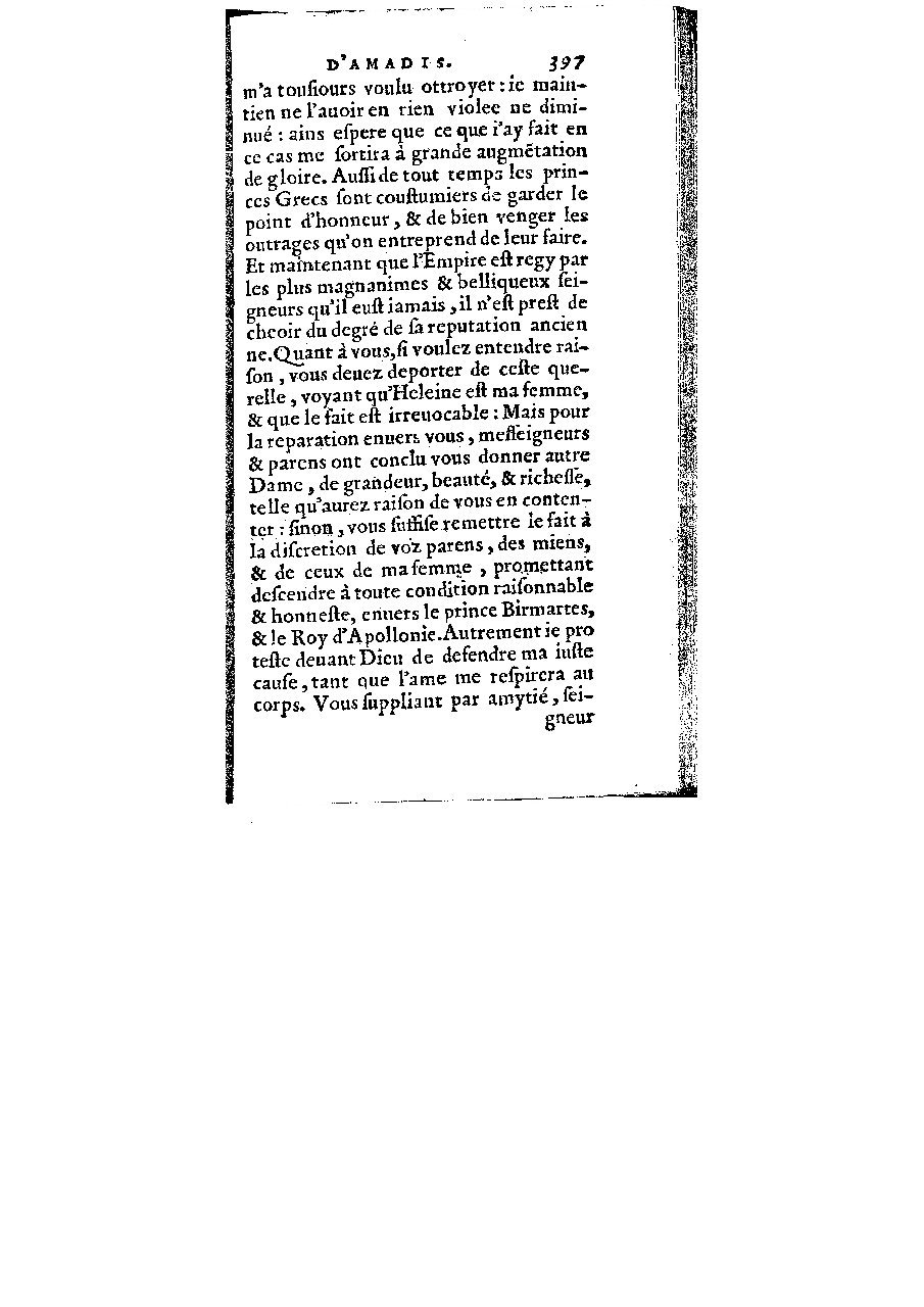 1572 - Veuve Gabriel Cotier - Trésor des Amadis - BM Lyon