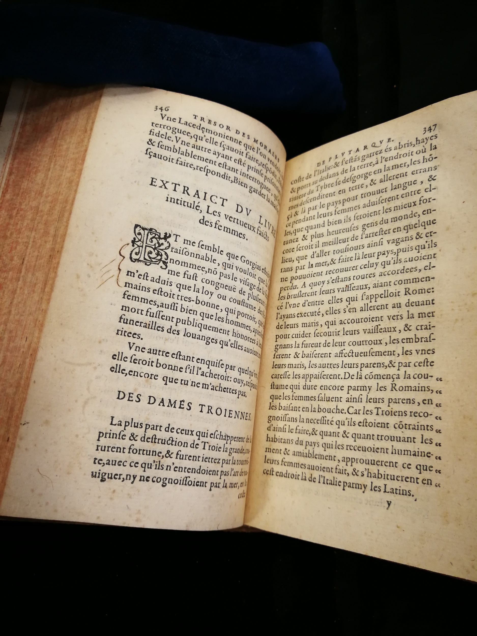 1577 - Jean Poupy - Trésor des morales de Plutarque - Les Méjanes, Aix-en-Provence 1577 - Jean Poupy - Trésor des morales de Plutarque - Les Méjanes, Aix-en-Provence