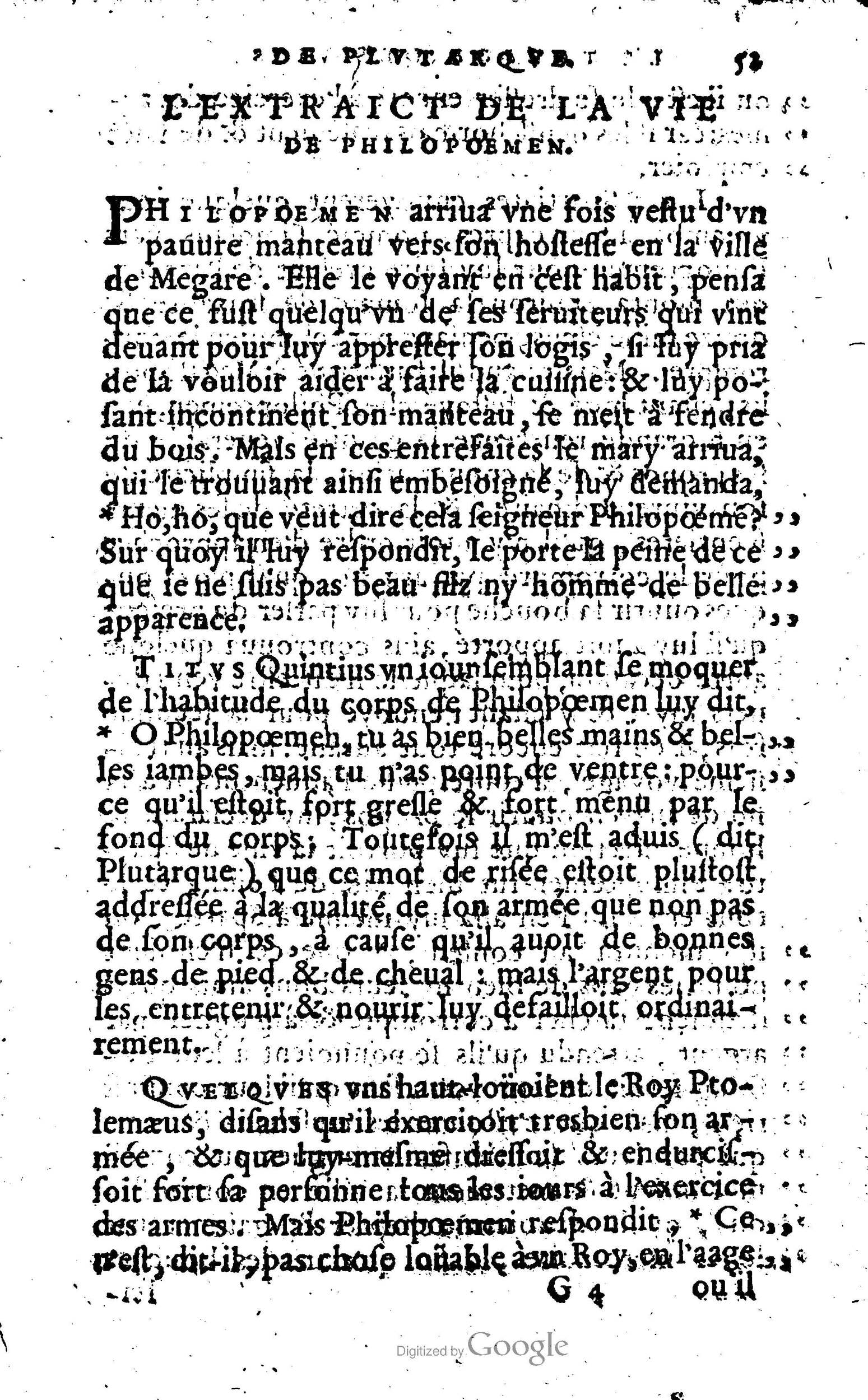 1568 - Willem Silvius - Trésor des vies de Plutarque - Anvers Plantin-Moretus