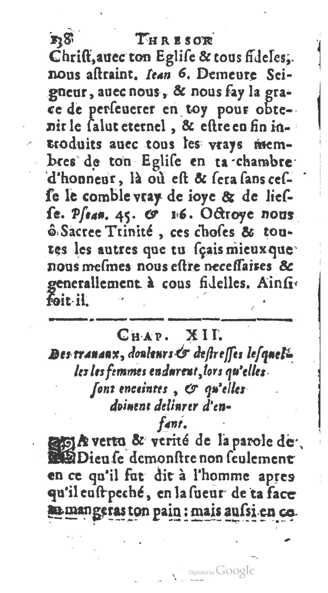 1642 - Jacques Cailloué - Trésor de consolation, instructions et prières - BCU Lausanne