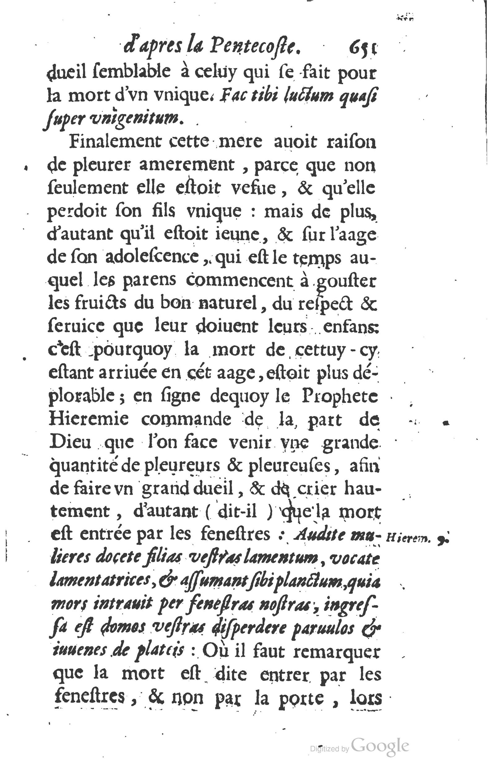 1629 - Manassés de Préaulx - Sermons ou Trésors de la piété chrétienne - BM Lyon