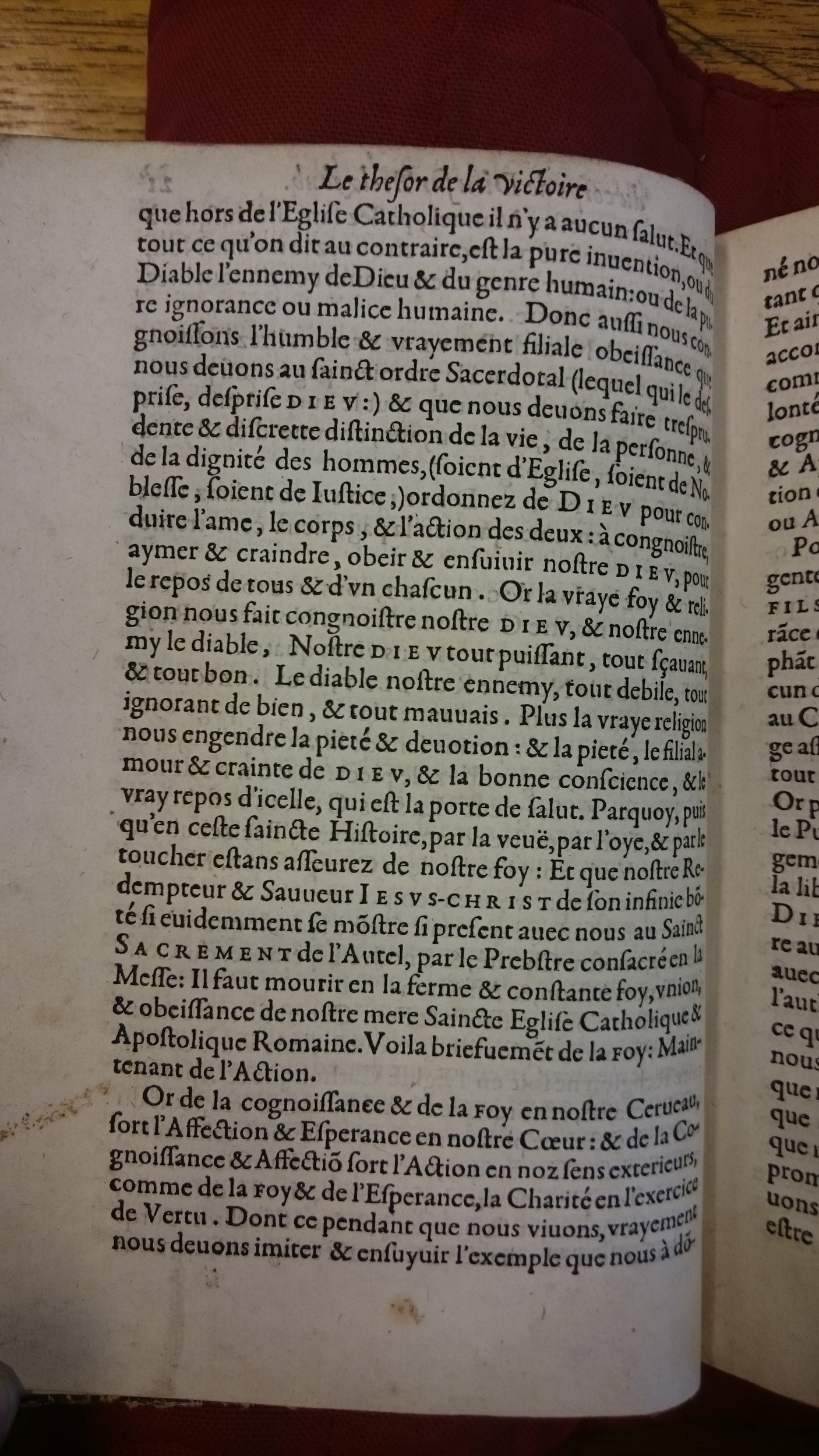1578 - Nicolas Chesneau - Trésor et entière histoire de la triomphante victoire du corps de Dieu sur l’esprit malin - BM Lyon