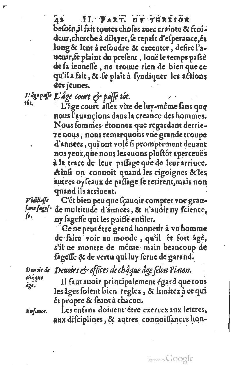 1610 - Louis Coste - Trésor de l’éloquence française (Seconde partie) - BM Lyon