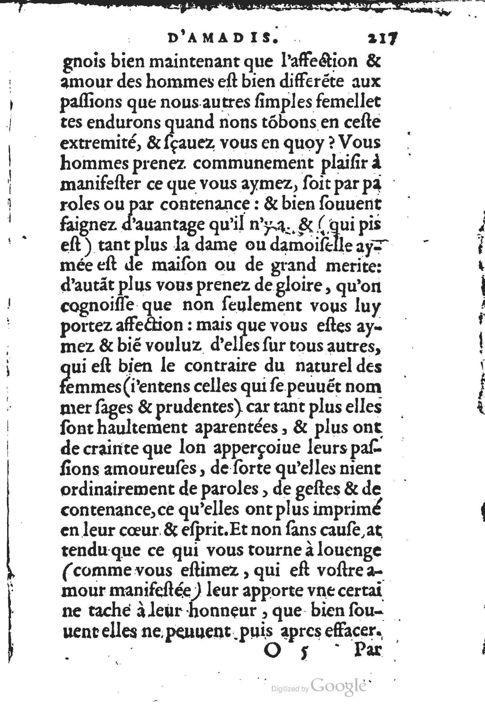 1560 - Jean d’Ogerolles et Gabriel Cotier Lyon - Trésor des Amadis - BSB Munich