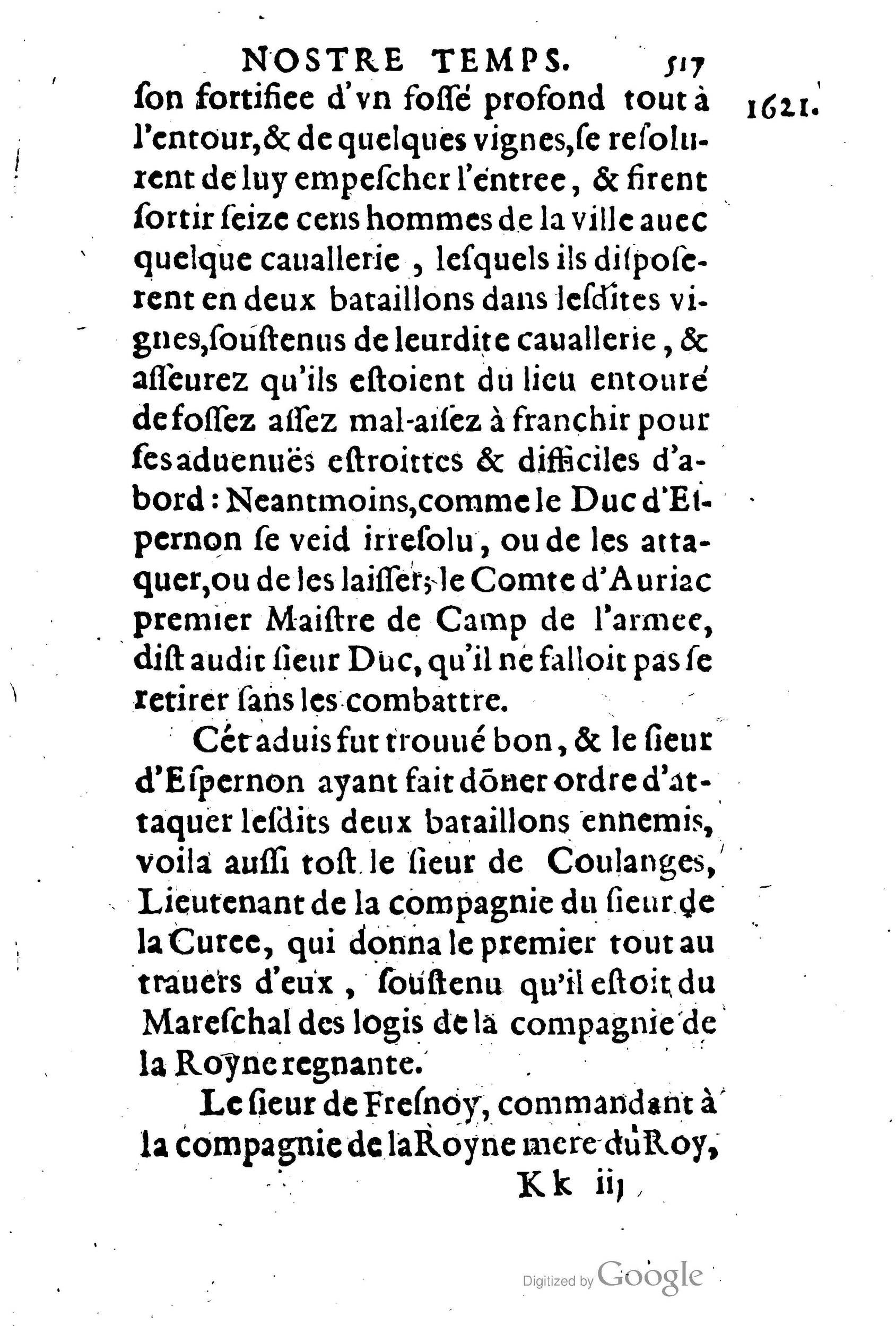 1623 - Joseph Bouillerot - Trésor de l’histoire générale de notre temps - BM Lyon