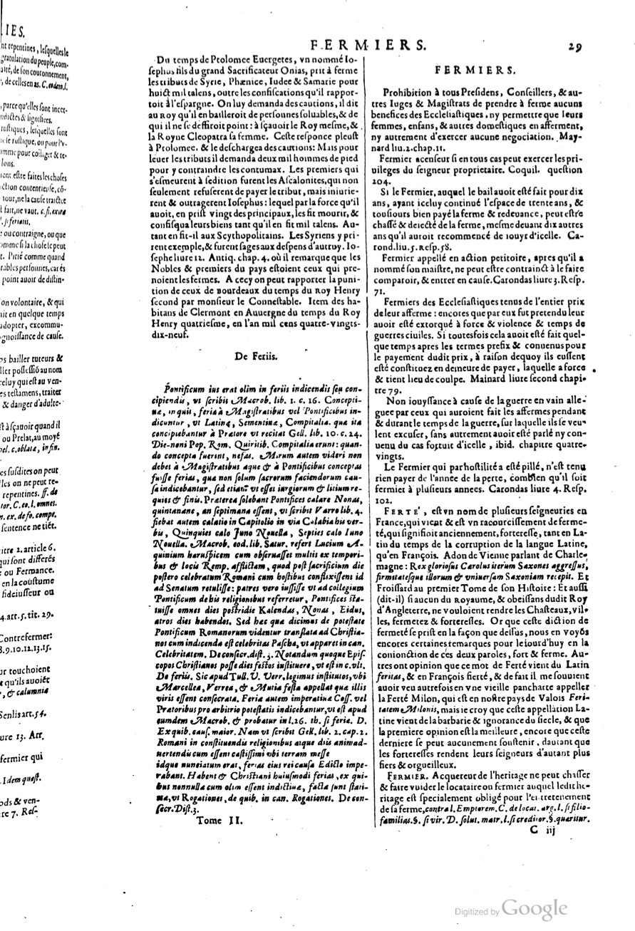 1629 - Veuve Nicolas Buon - Trésor du droit français (29620 T. 2) - BM Lyon