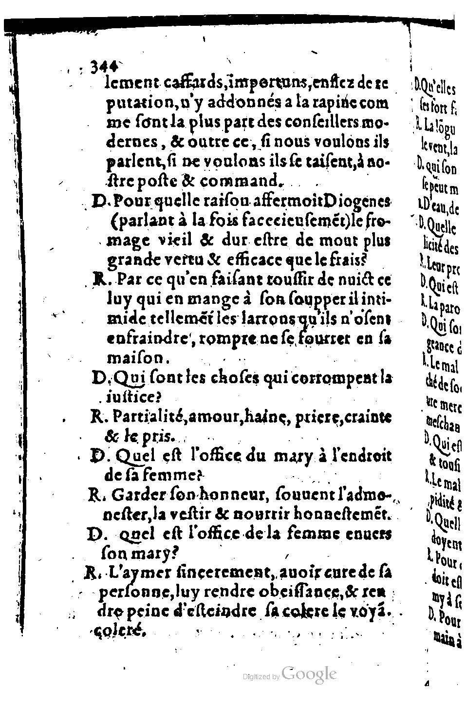 1582 - Nicolas Bonfons - Trésor des sentences dorées - BM Lyon