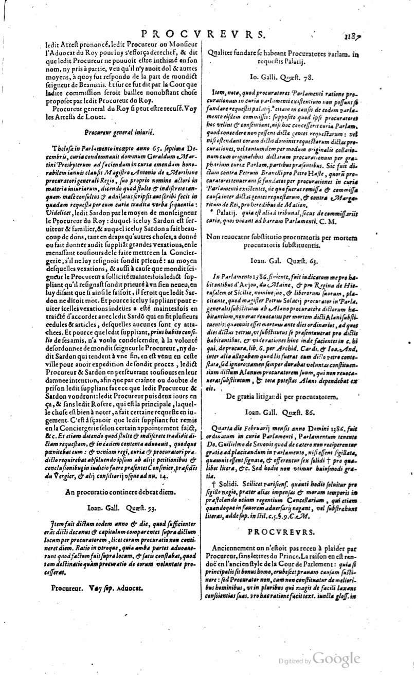 1629 - Veuve Nicolas Buon - Trésor du droit français (29620 T. 2) - BM Lyon