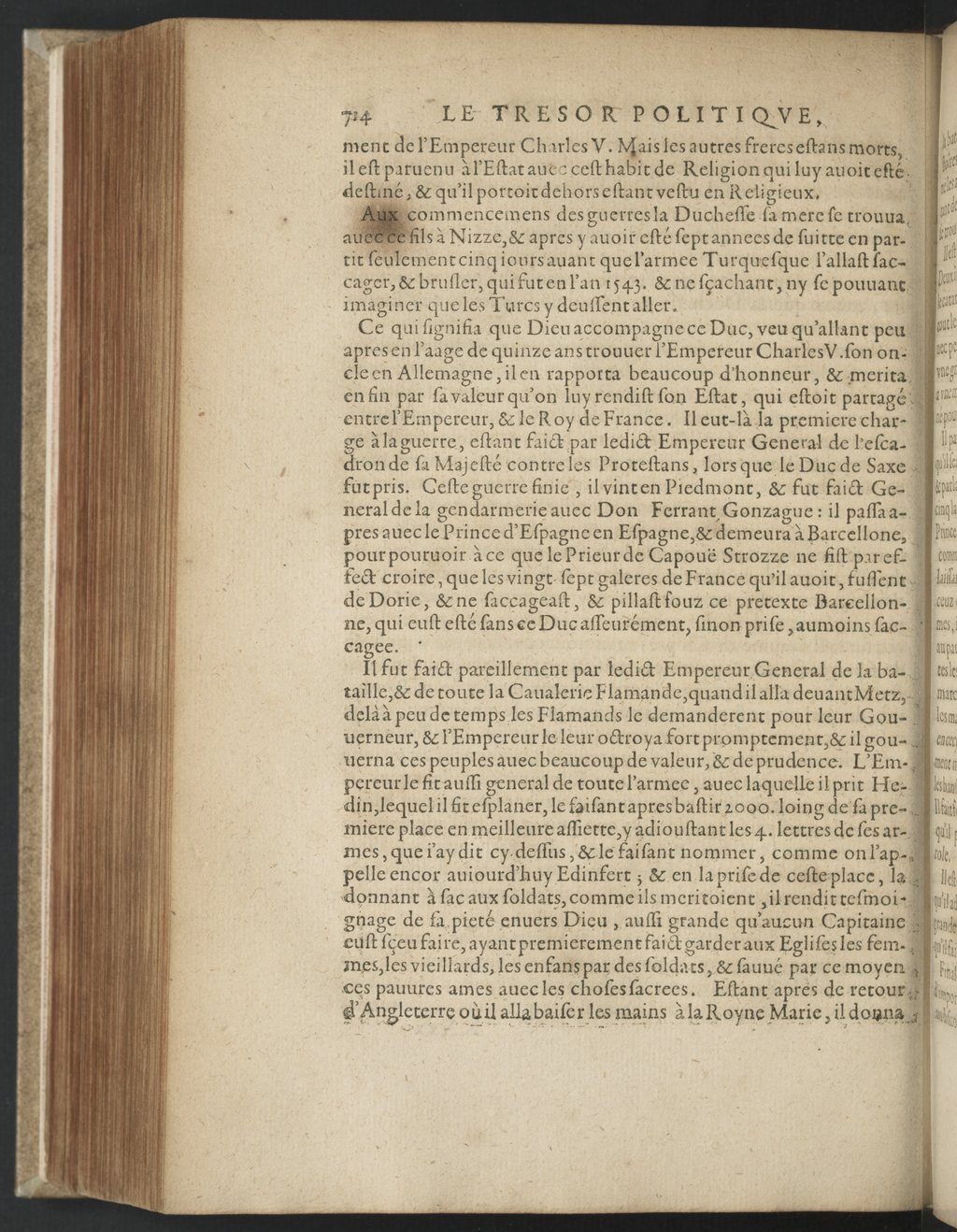 1608 - Nicolas Du Fossé - Trésor politique - BnF Tolbiac