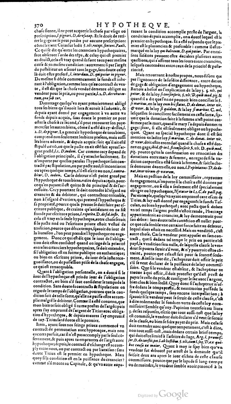 1629 - Veuve Nicolas Buon - Trésor du droit français (21754 T. 2) - BM Lyon