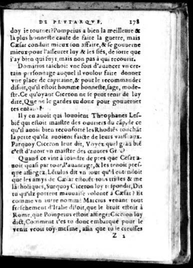 1574 - Benoît Rigaud - Trésor des vies de Plutarque - Avignon