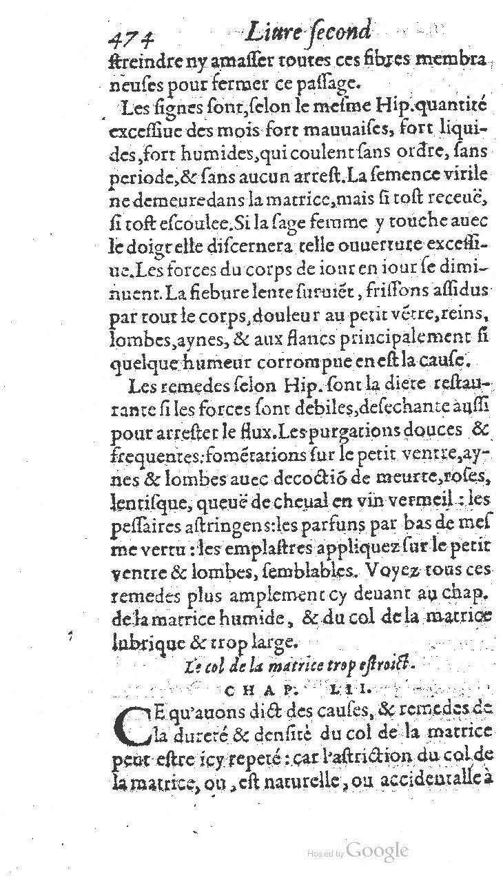 1585 - Jacques du Puis - Trésor des remèdes secrets pour les maladies des femmes - BnF