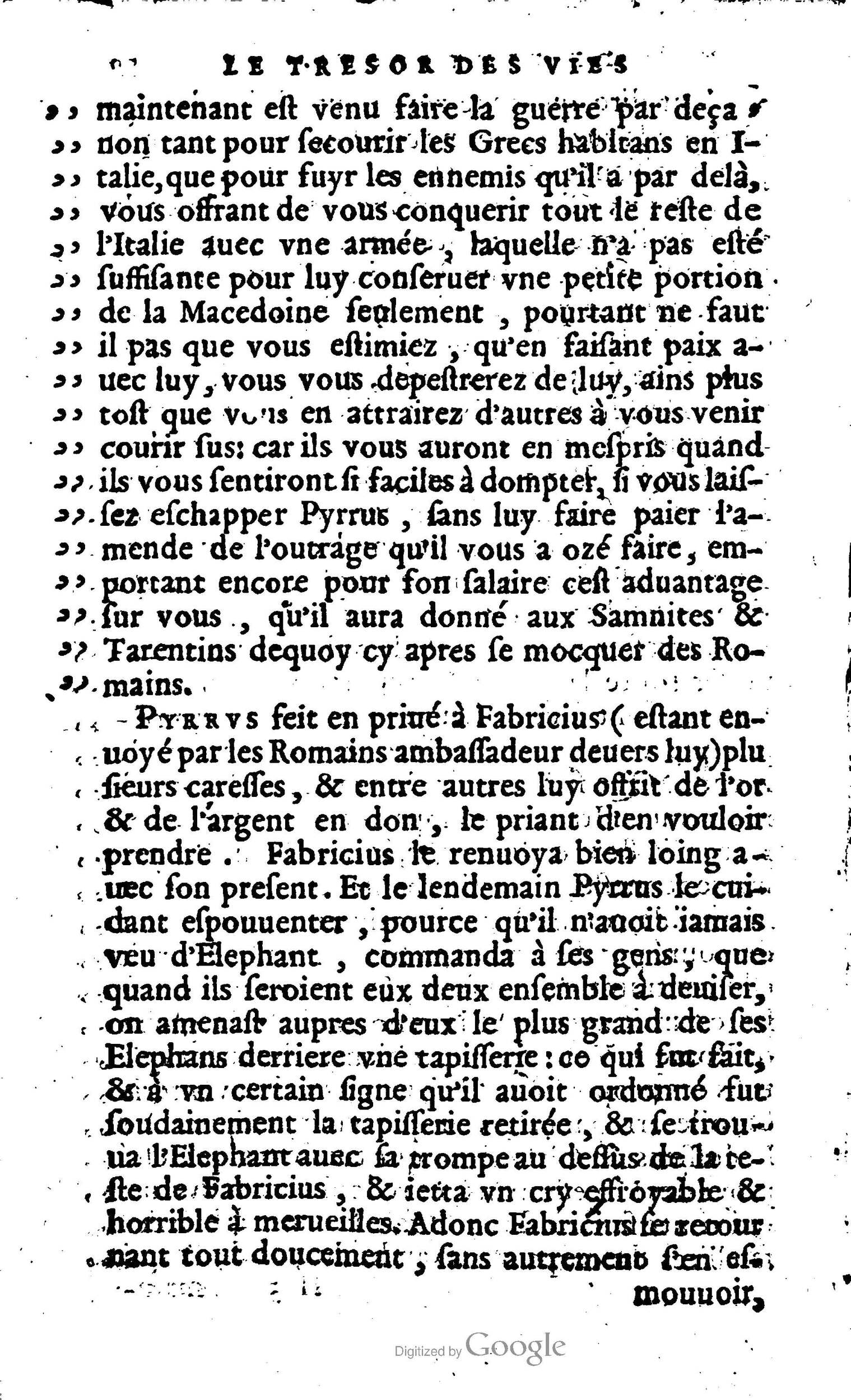 1568 - Willem Silvius - Trésor des vies de Plutarque - Anvers Plantin-Moretus