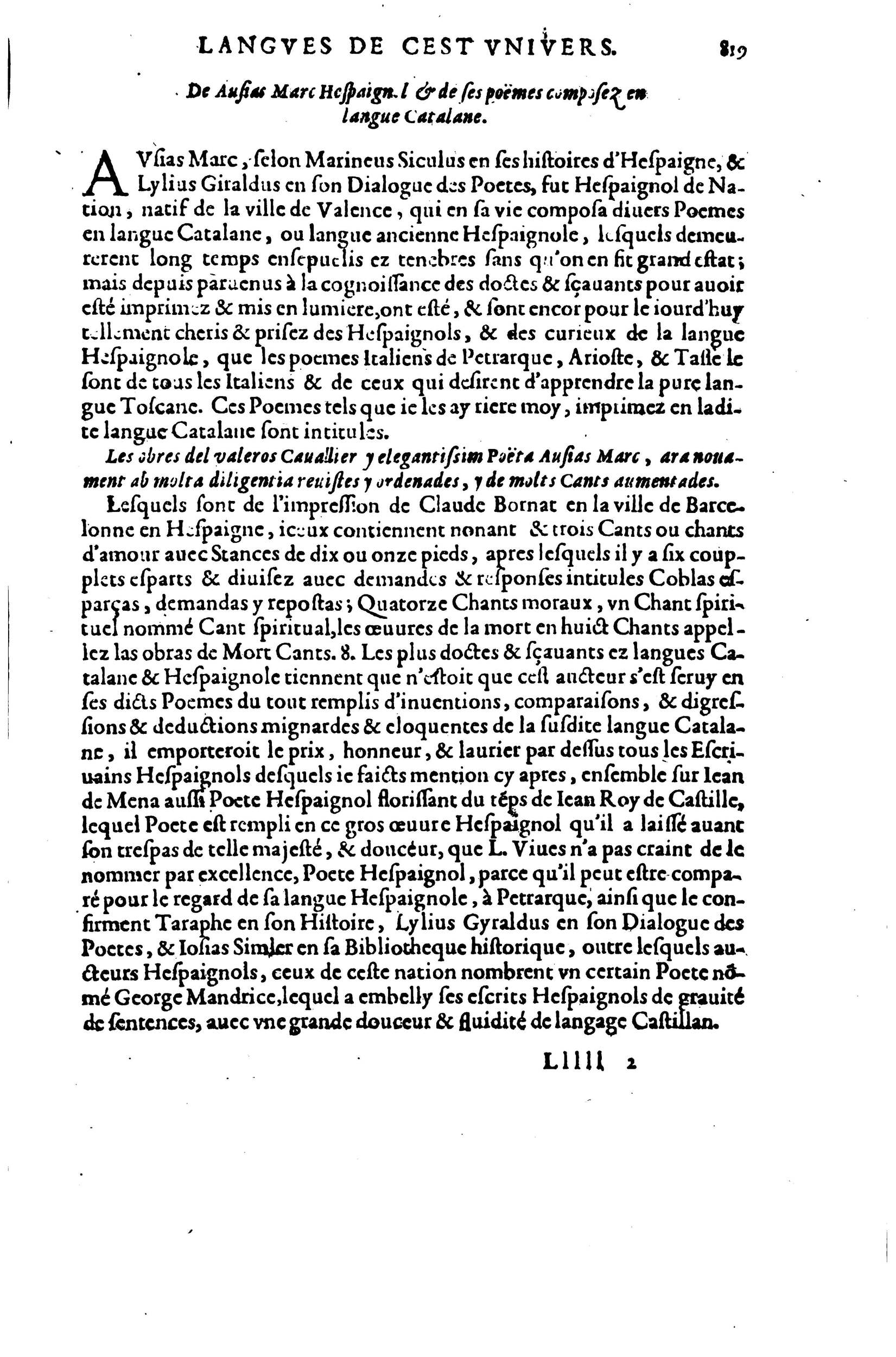 1619 - SHC - Trésor de l’histoire des langues de cet univers - BM Lyon