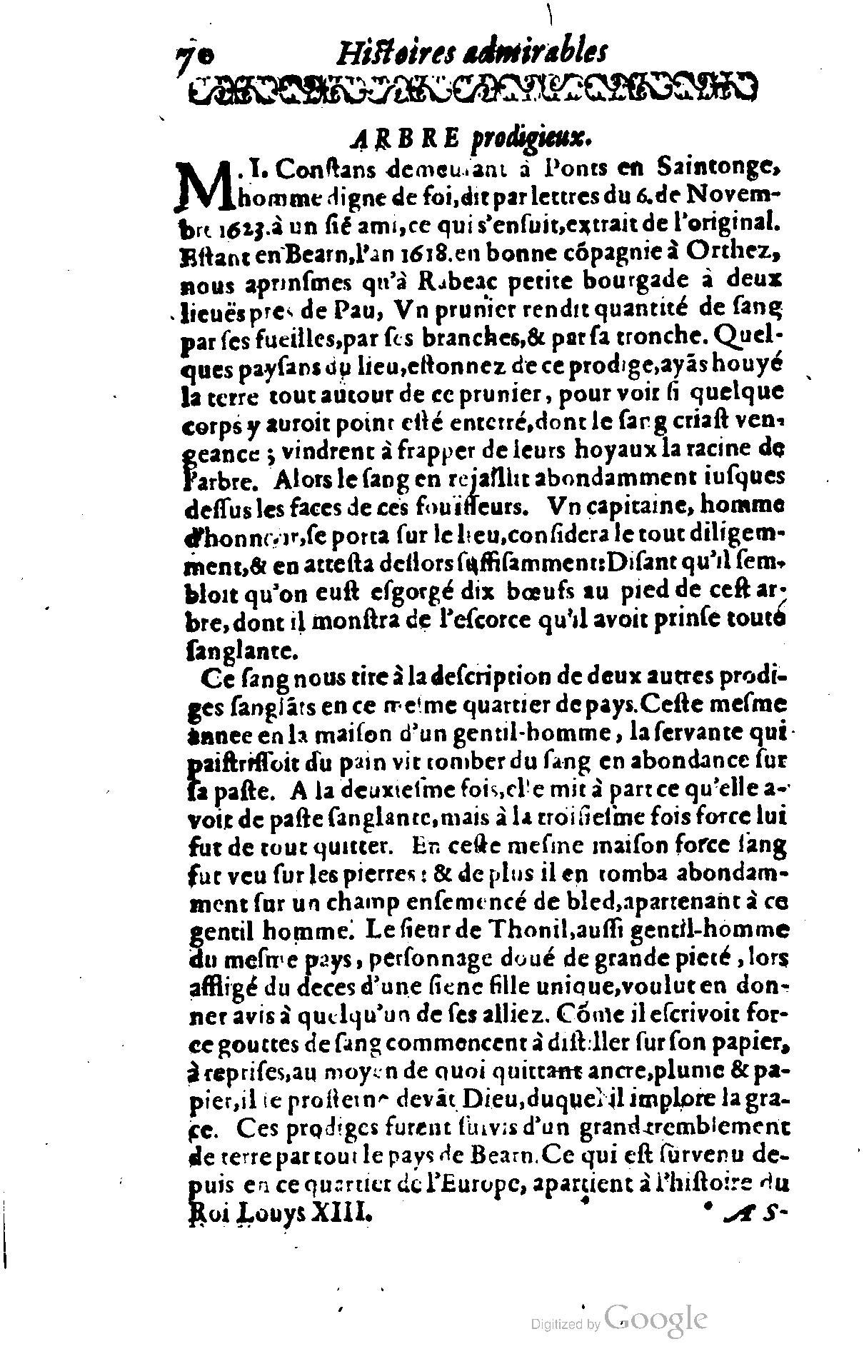 1628 - Jacques Crespin - Trésor d’histoires admirables et mémorables - BSB Munich