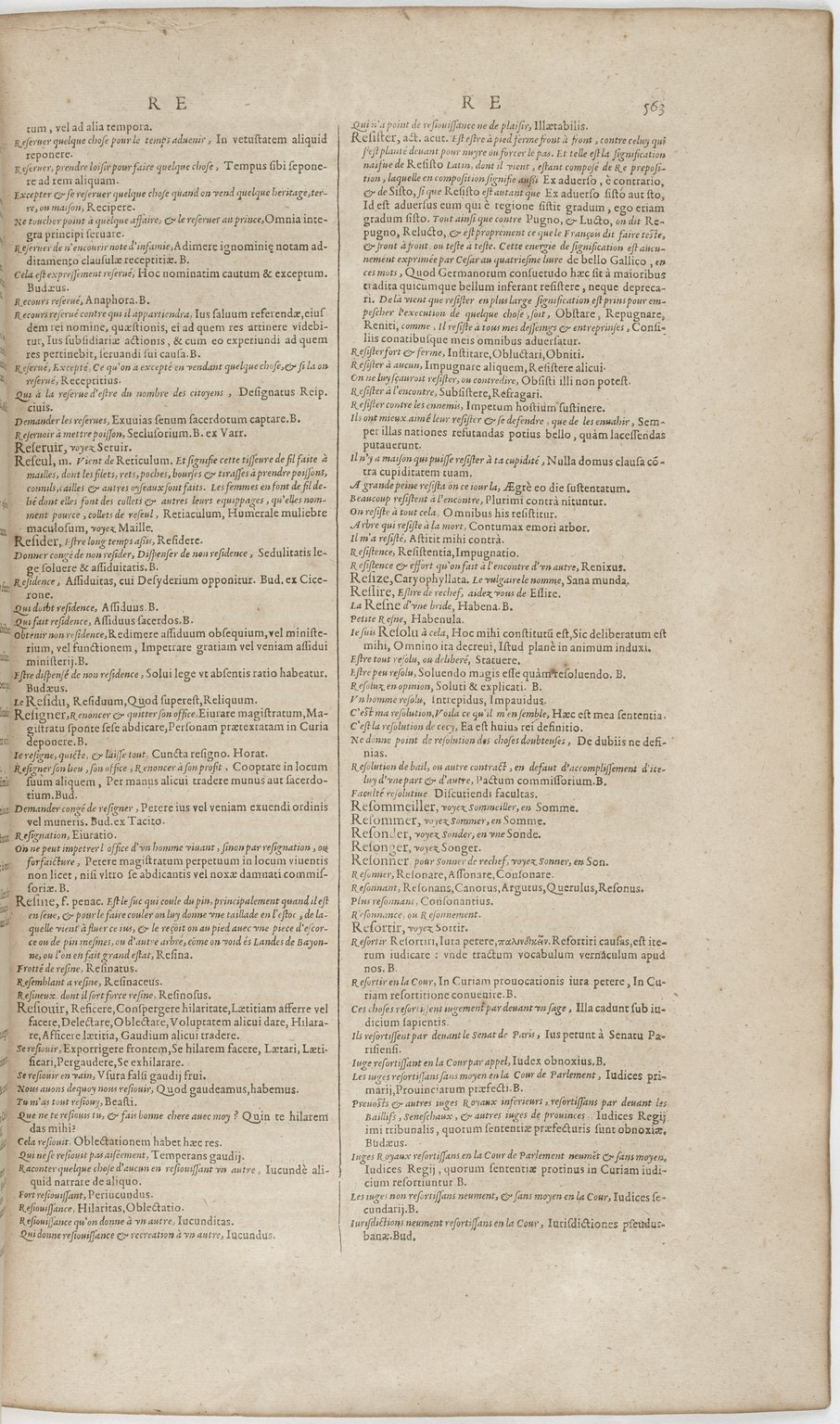 1606 - David Douceur - Trésor de la langue française - BnF