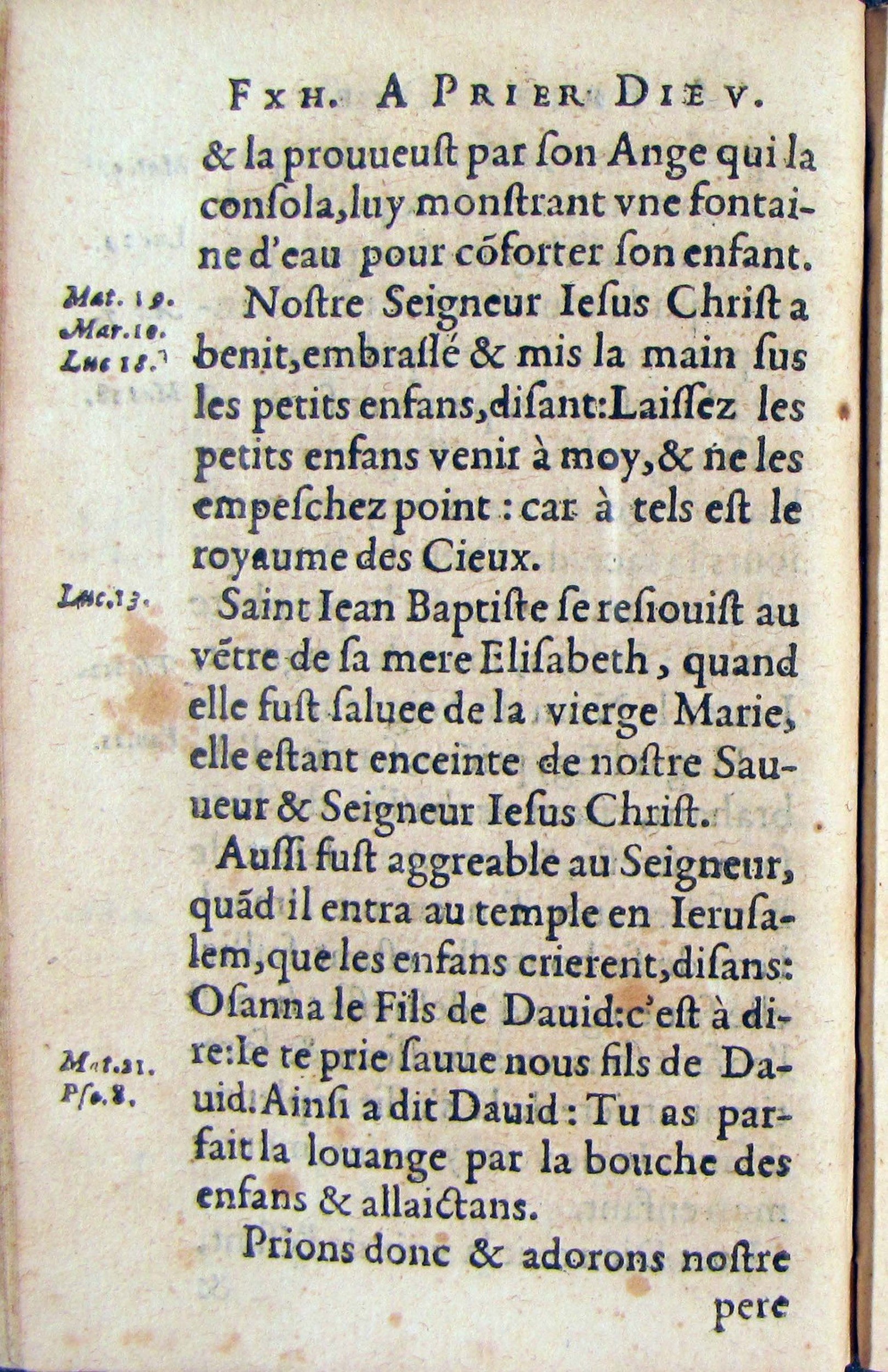 1572 - Antoine Certia - Trésor des prières, oraisons et instructions chrétiennes - Nîmes