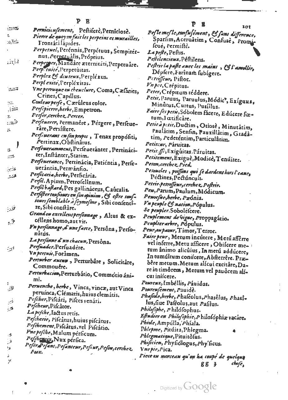 1564 - Henri Hylaire et Louis Cloquemin - Trésor des mots et traits français - BSB Munich