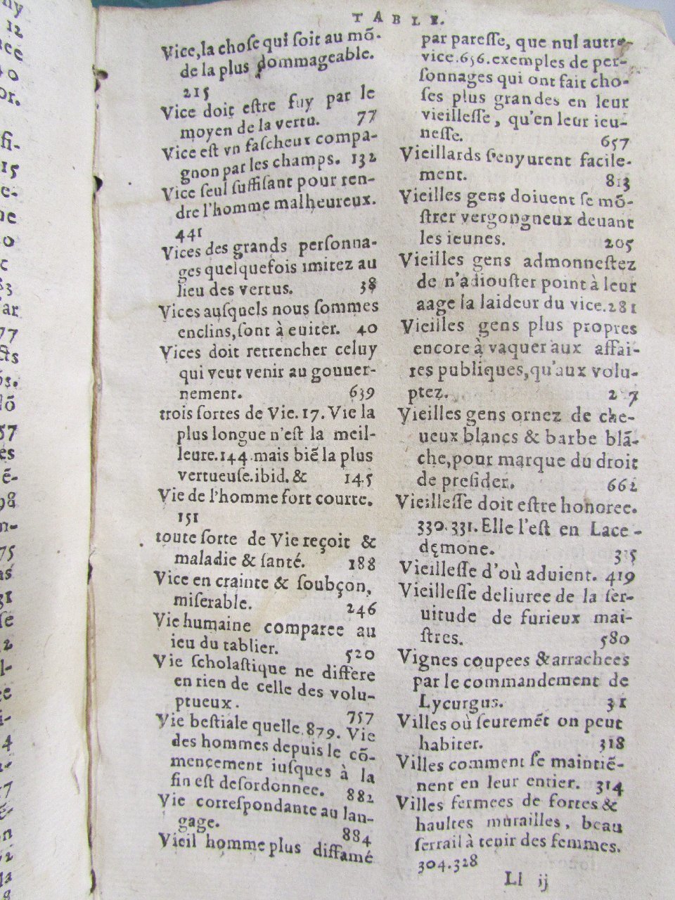 1578 - Jean Poupy - Trésor des morales de Plutarque - Vitré