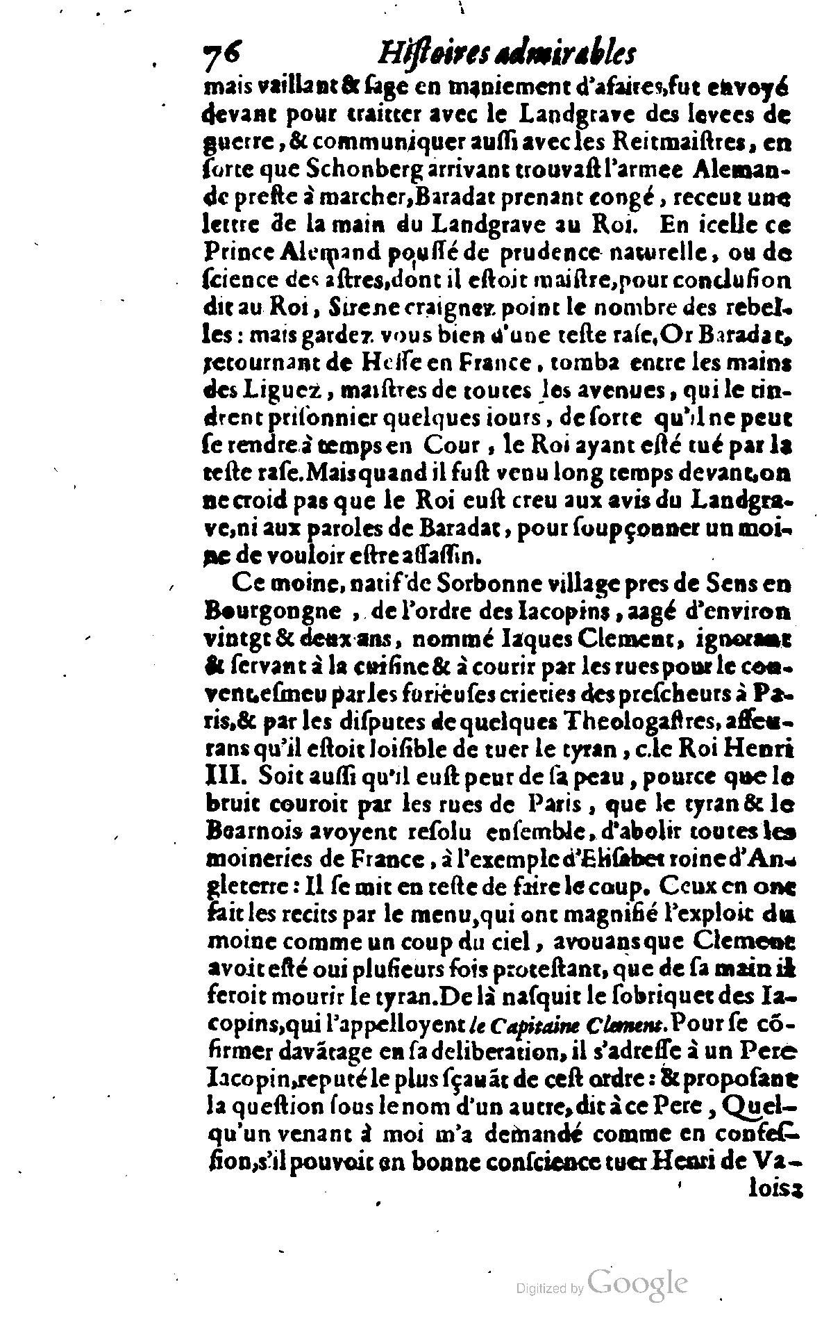 1628 - Jacques Crespin - Trésor d’histoires admirables et mémorables - BSB Munich