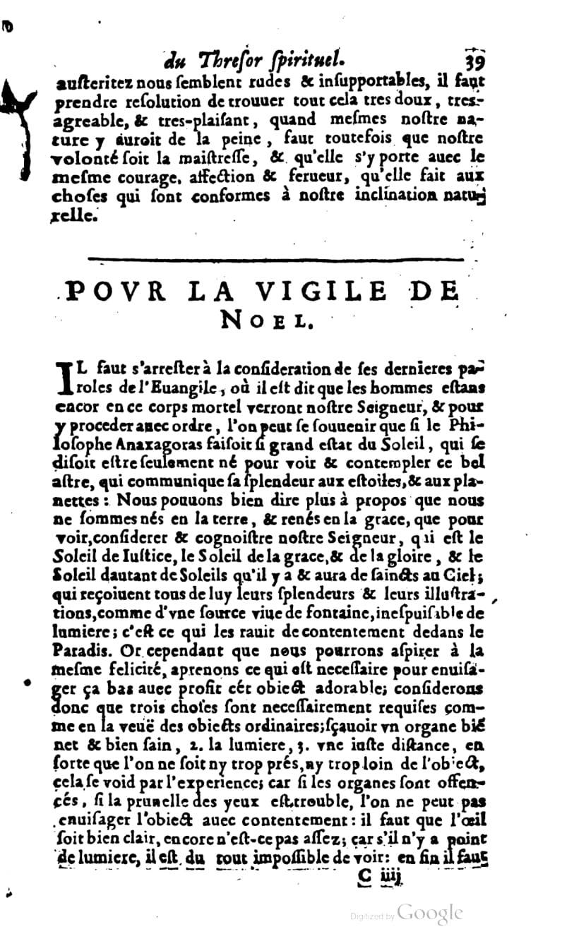 1637 - s.n. - Trésor spirituel des âmes religieuses - BM Lyon