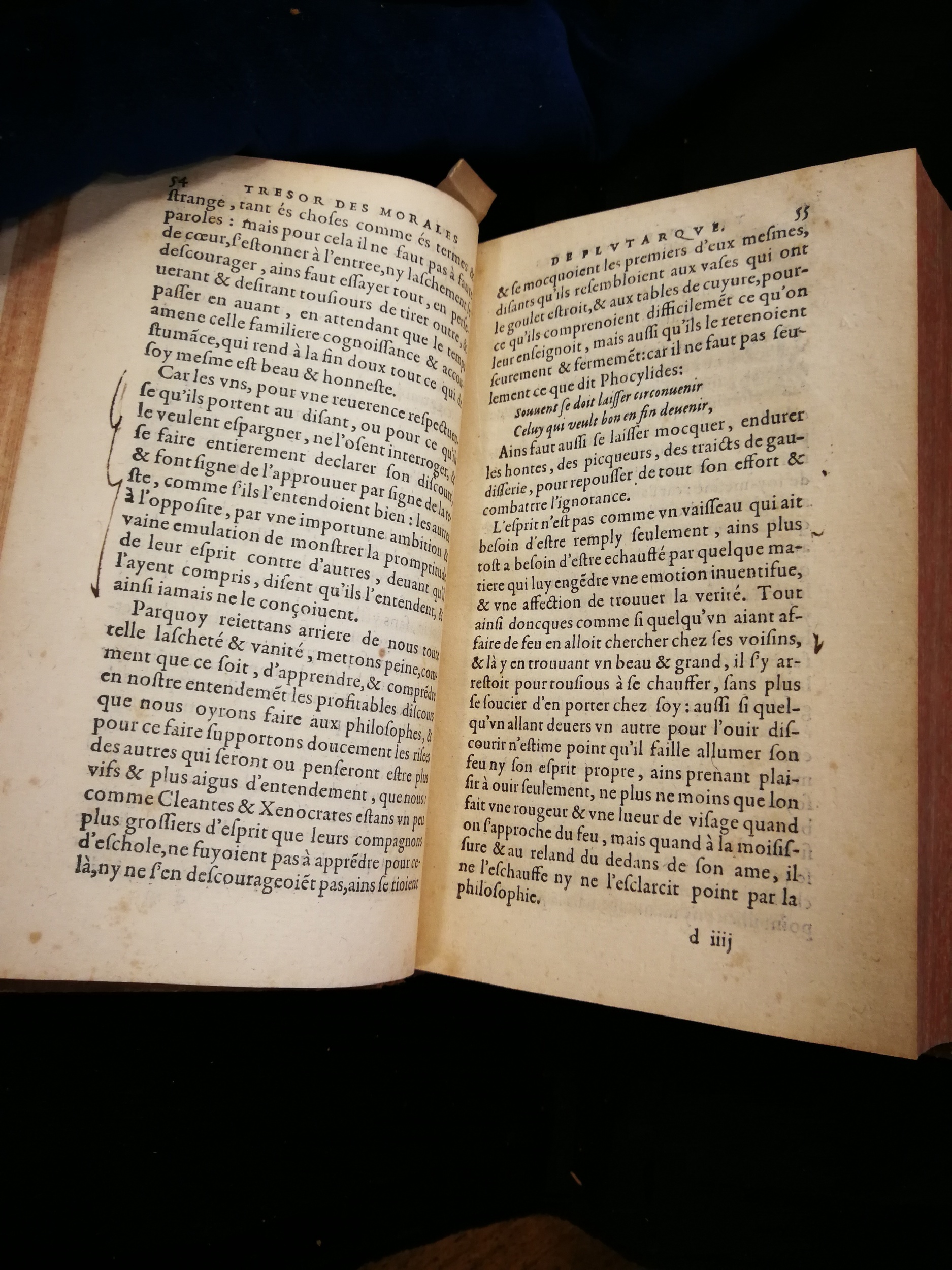 1577 - Jean Poupy - Trésor des morales de Plutarque - Les Méjanes, Aix-en-Provence