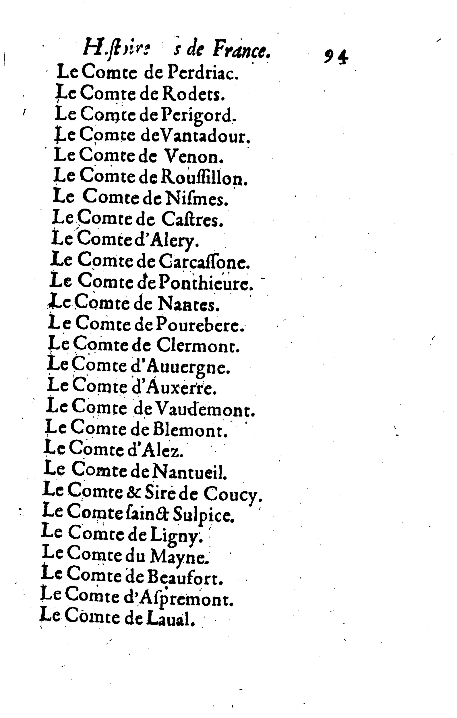 1617 - Jean Corrozet - Trésor des histoires de France - BM Lyon