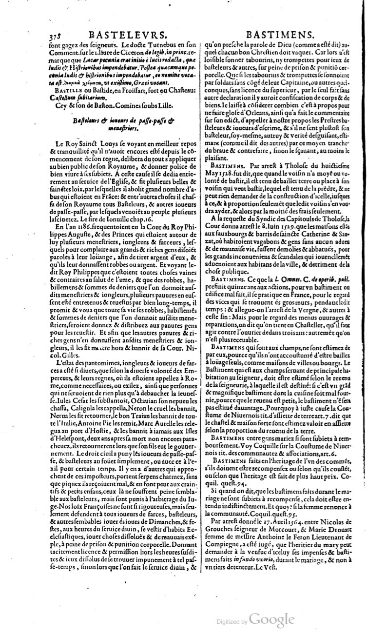 1629 - Veuve Nicolas Buon - Trésor du droit français (21754 T. 1) - BM Lyon