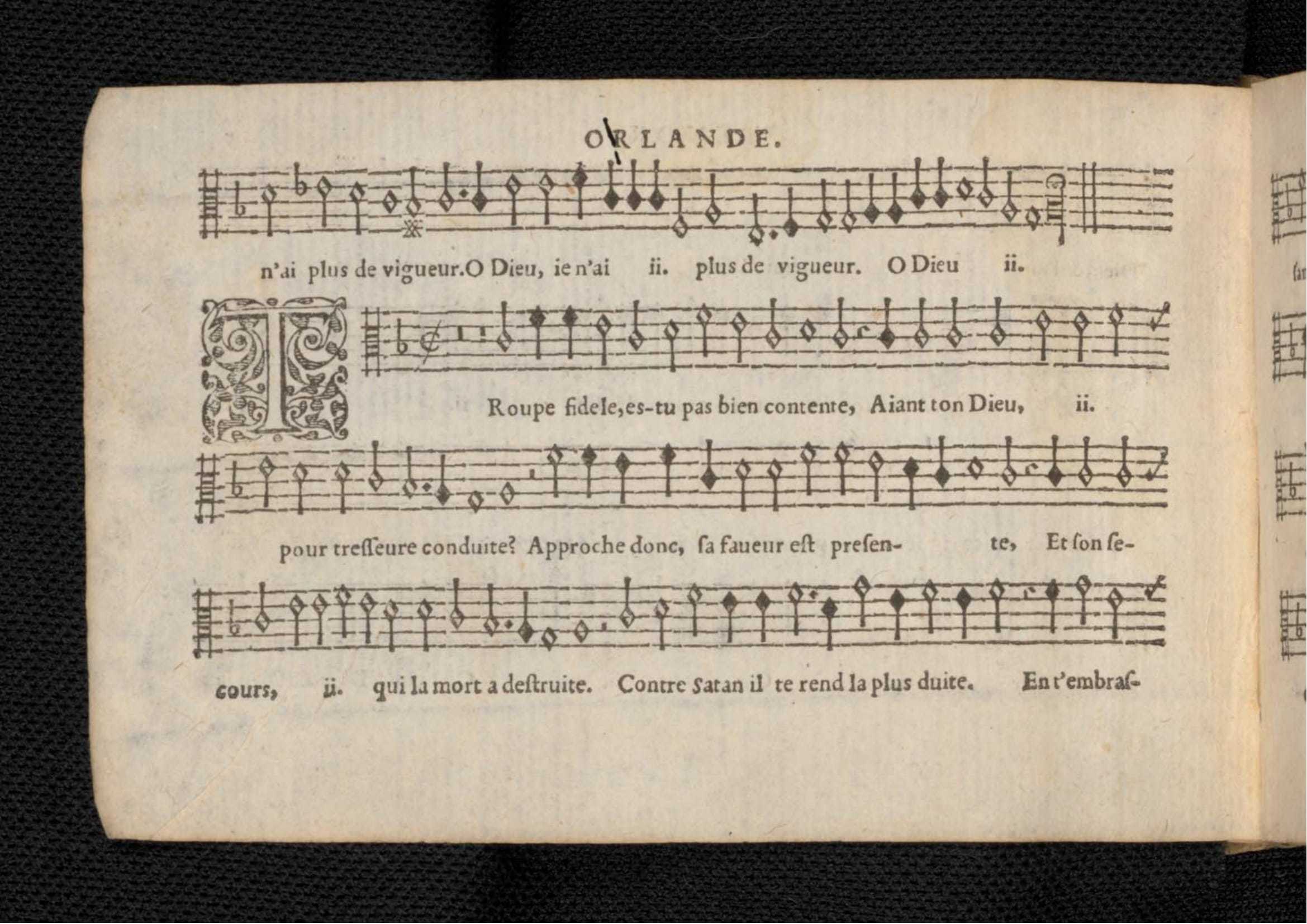 1576 - [Pierre de Saint-André] - Trésor de musique d’Orlande de Lassus Tenor - KBR Bruxelles