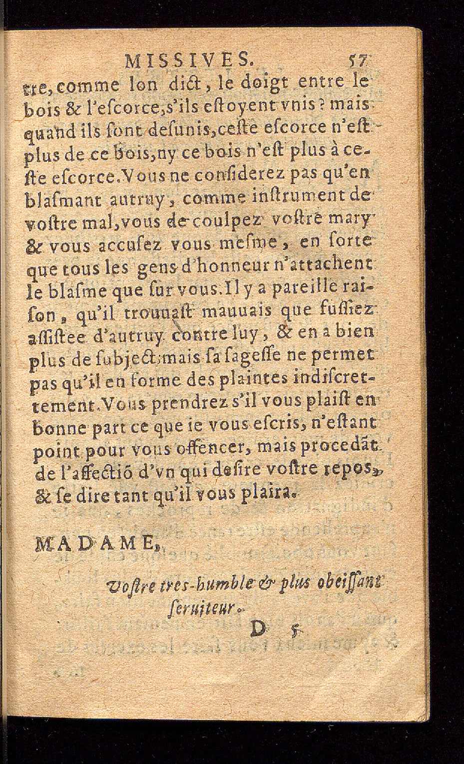 1614 - Barthélemy Vincent - Élite et Trésor des lettres missives - Bâle