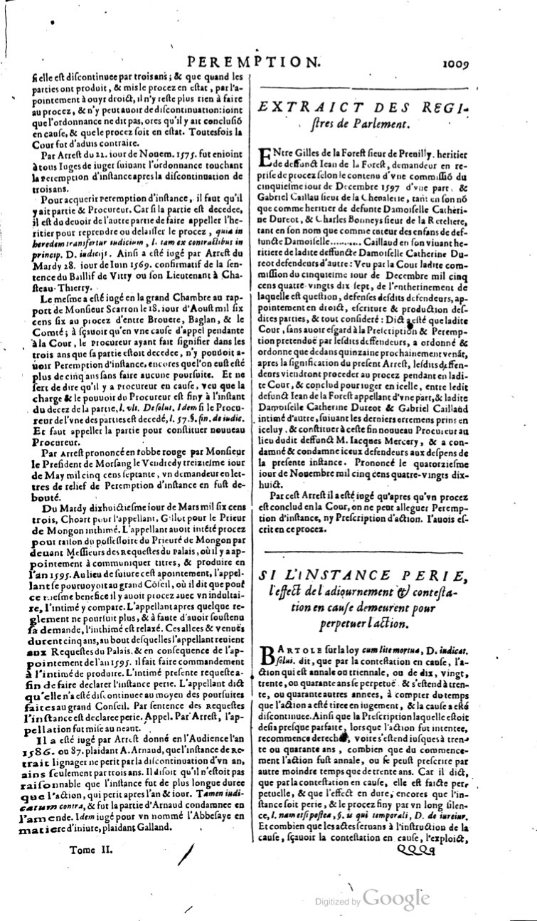1629 - Veuve Nicolas Buon - Trésor du droit français (29620 T. 2) - BM Lyon