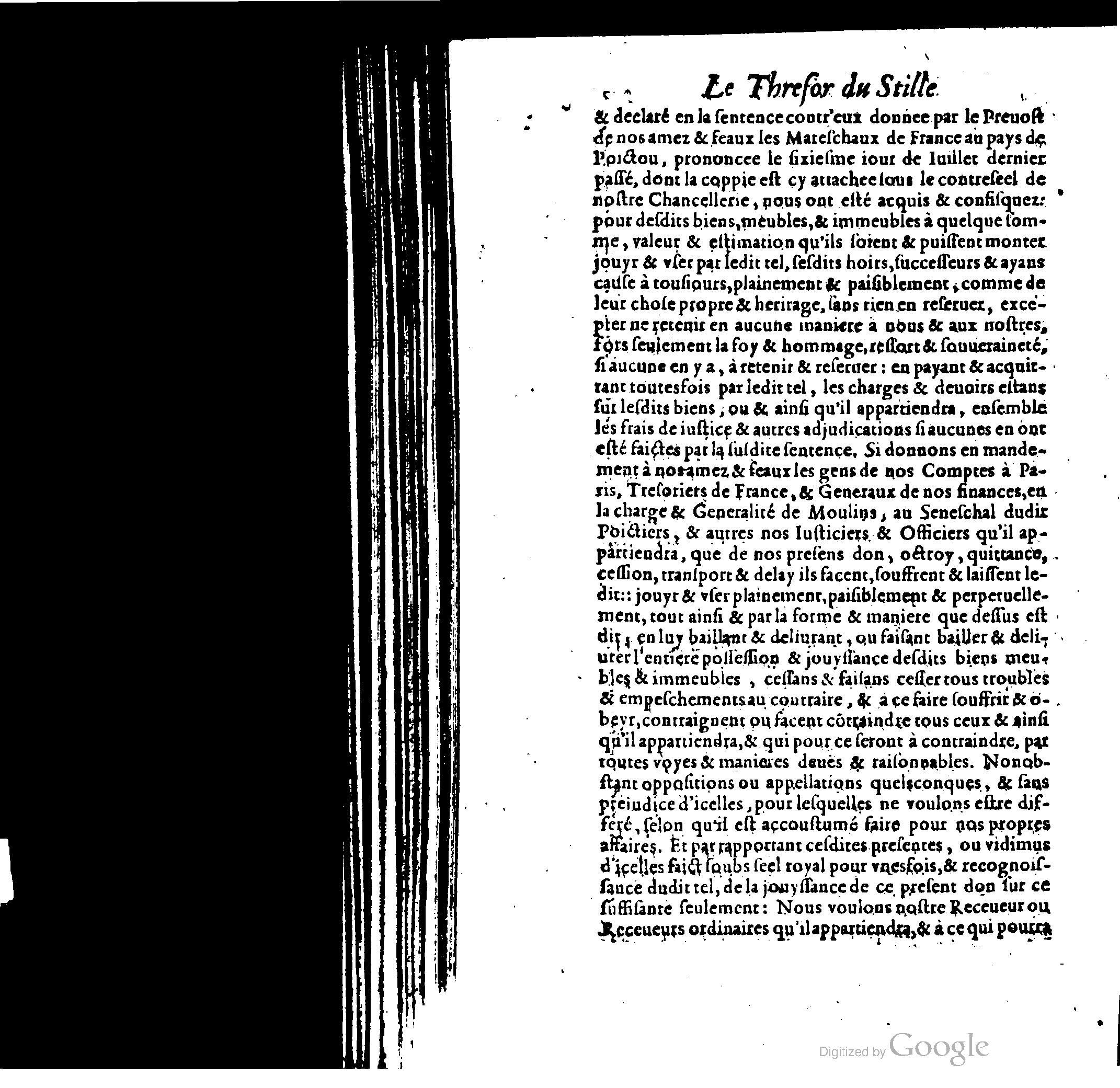 1614 - Jean Richer - Trésor du nouveau style et protocole de la chancellerie de France - BSB Munich