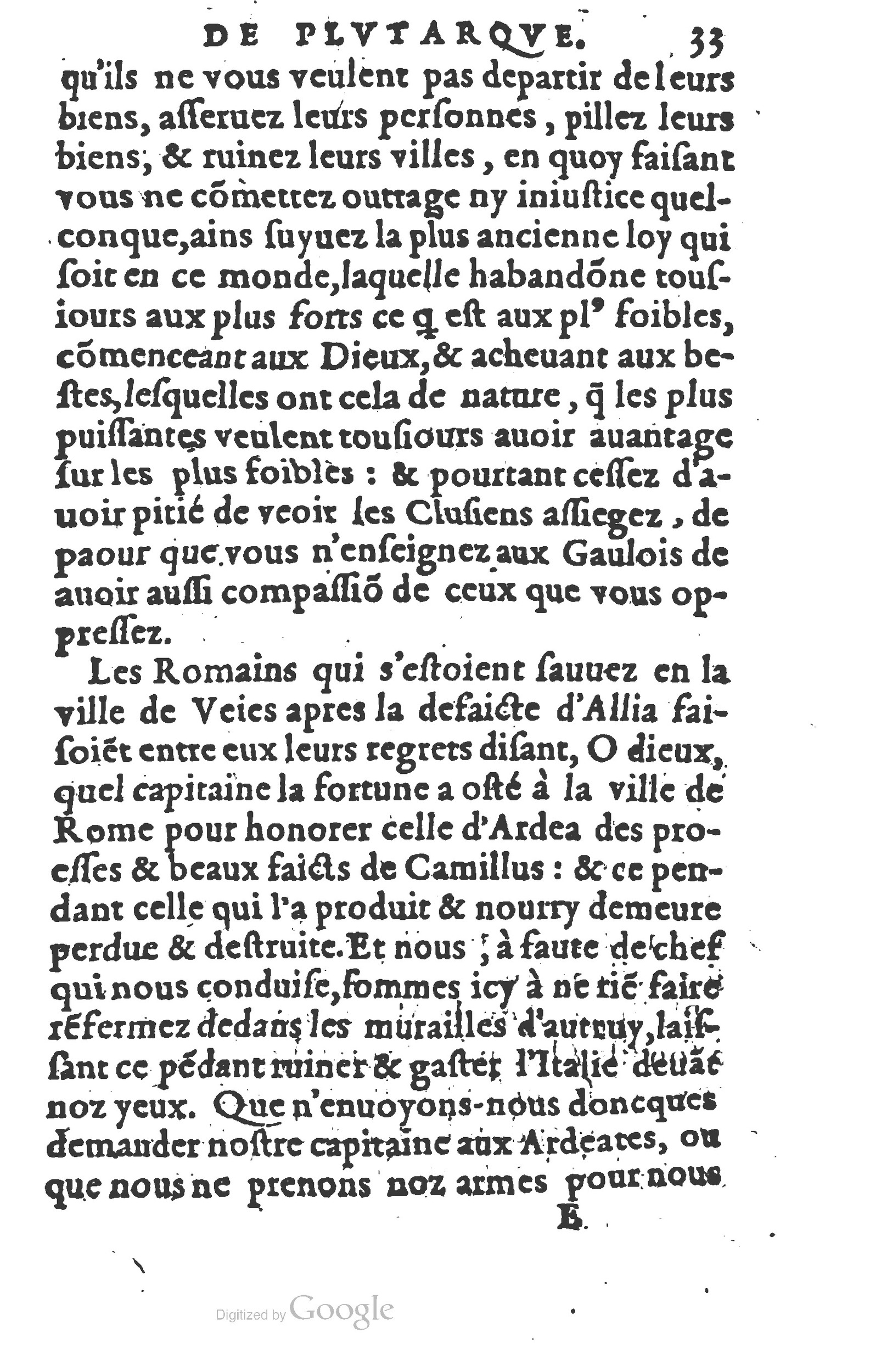 1577 - Claude Micard - Trésor des vies de Plutarque - BSB Munich