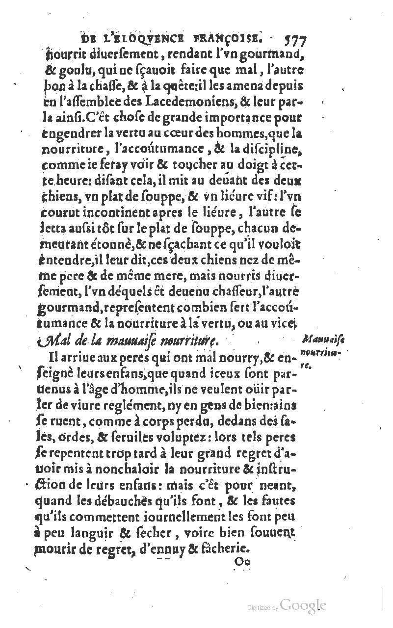1610 - Louis Coste - Trésor de l’éloquence française (Seconde partie) - BM Lyon