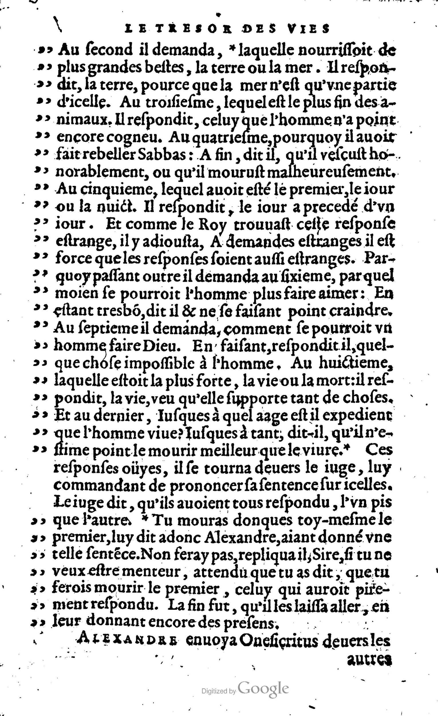 1568 - Willem Silvius - Trésor des vies de Plutarque - Anvers Plantin-Moretus