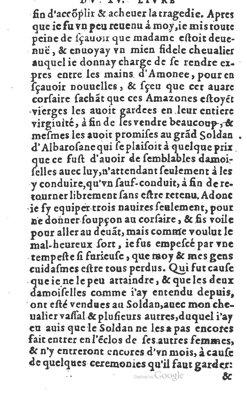1582 - Jean Huguetan - Trésor des Amadis T. 1 - BM Lyon