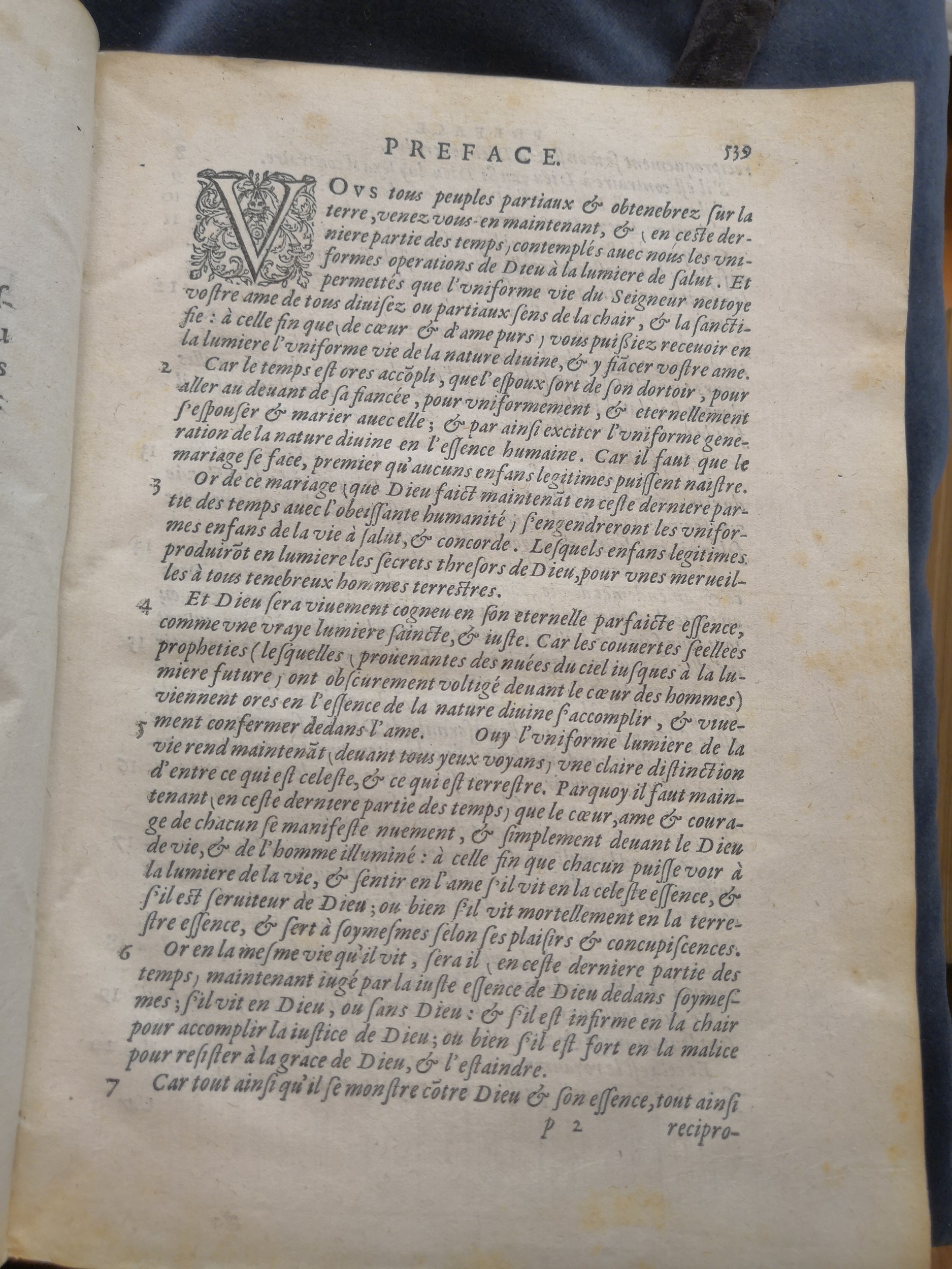 1581c. - Christophe Plantin - Le Livre des témoignages du Trésor caché au champ (Livres 2, 4, 6 et 7) - Anvers Musée Plantin Moretus