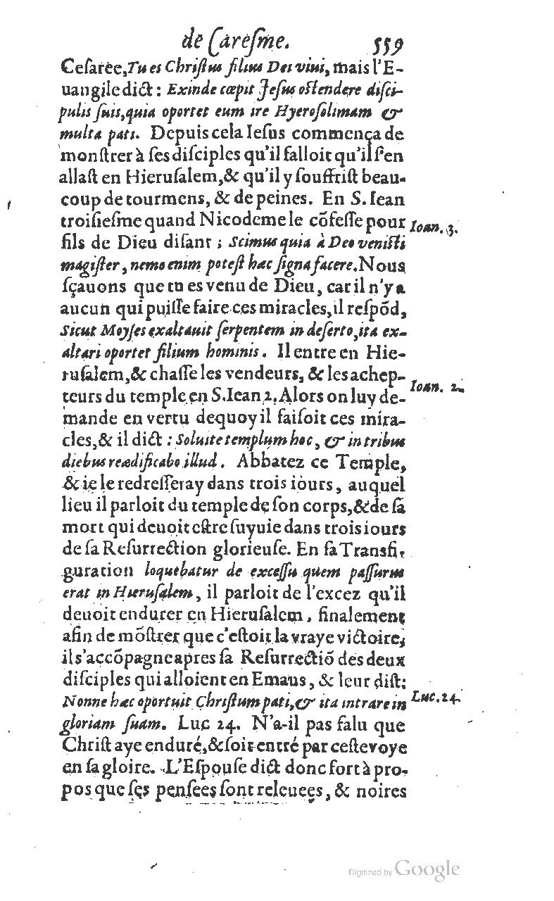 1607 - Nicolas Du Fossé - Trésor quadragésimal - T 01 - BM Lyon