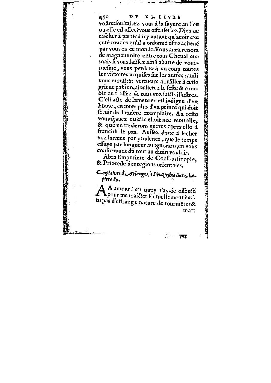 1572 - Veuve Gabriel Cotier - Trésor des Amadis - BM Lyon