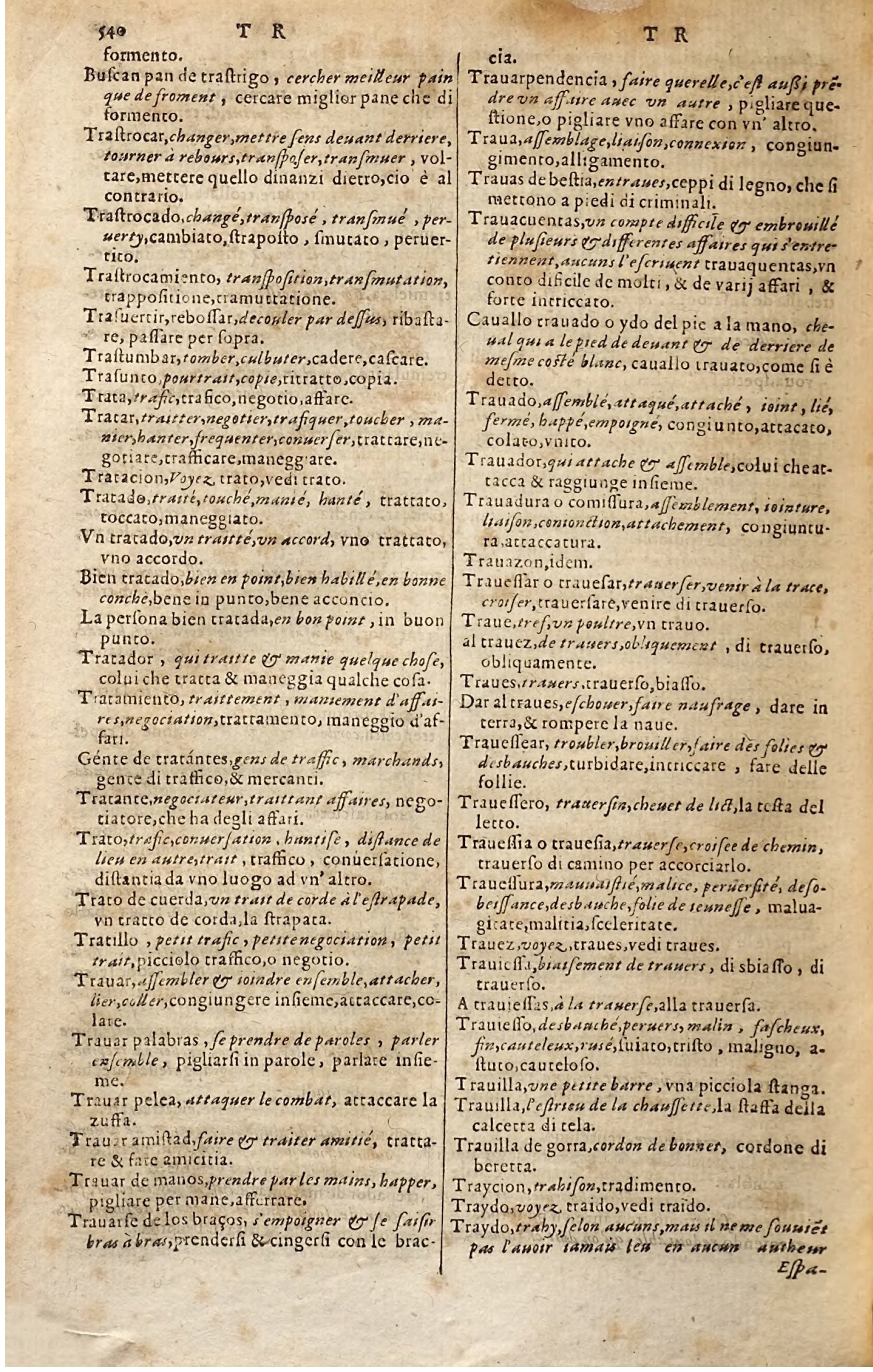 1627 - Jacques Crespin - Trésor des trois langues - Regensburg